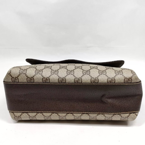 Gucci Vintage Hand Bag Sherry Line Brown PVC 1290239 - Picture 6 of 9